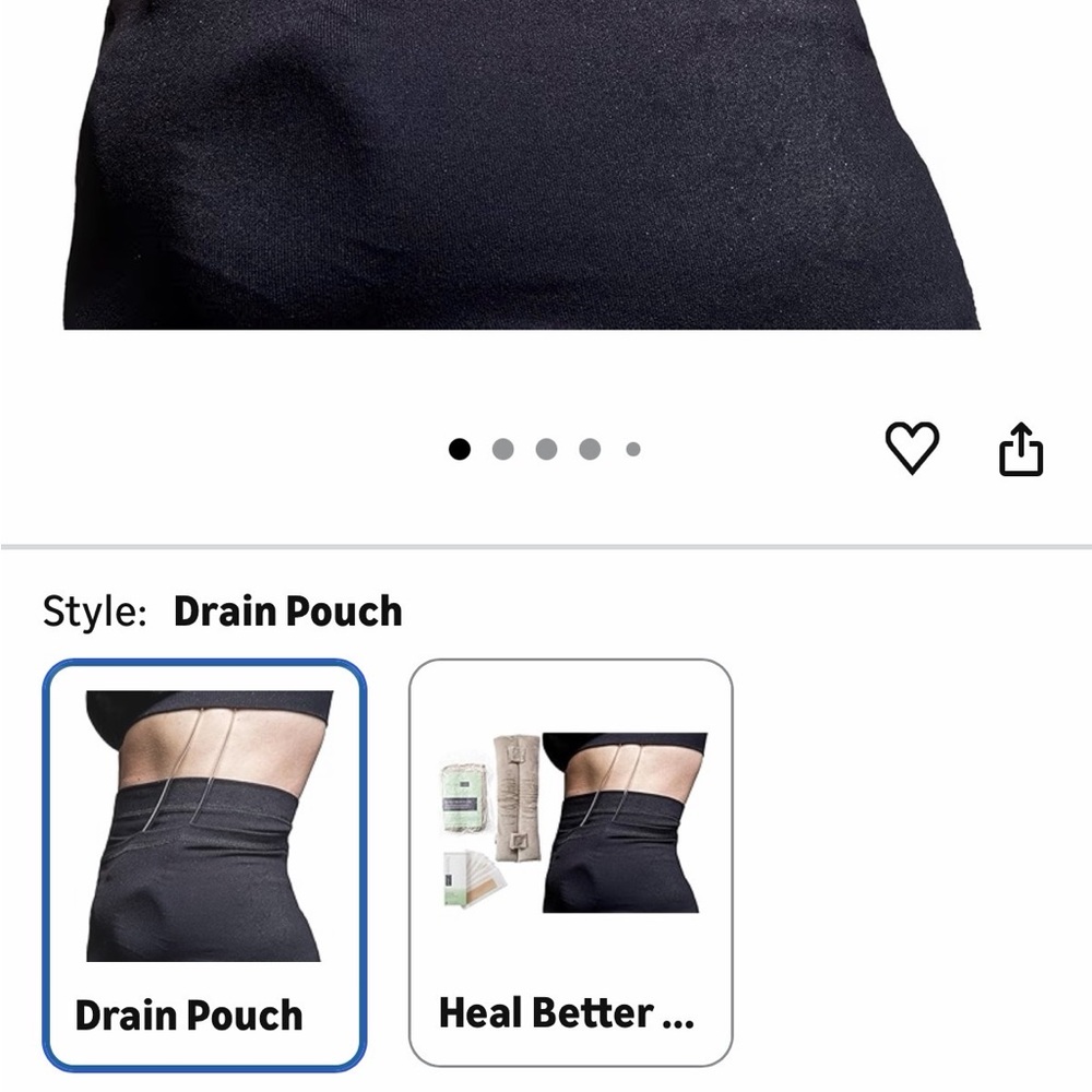 Black Drain Pouch